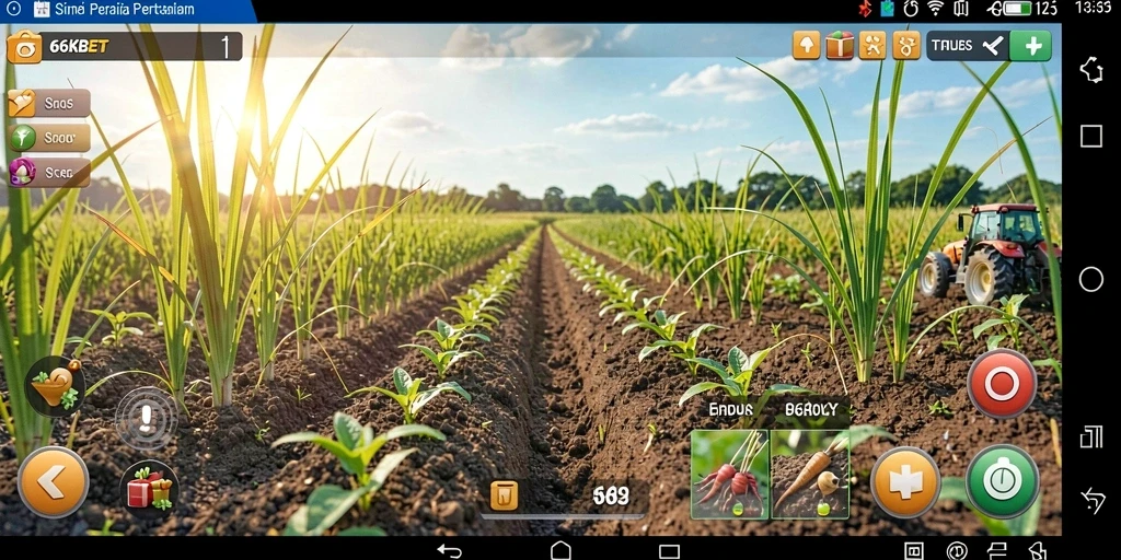 Screenshot gameplay pertanian seru dalam 66KBET.