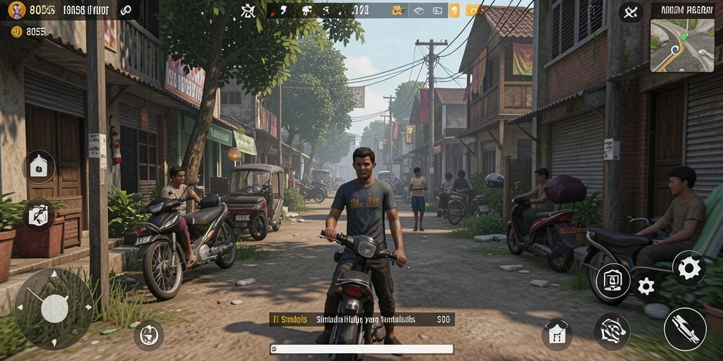 Tampilan gameplay menarik dari game simulasi 8055.