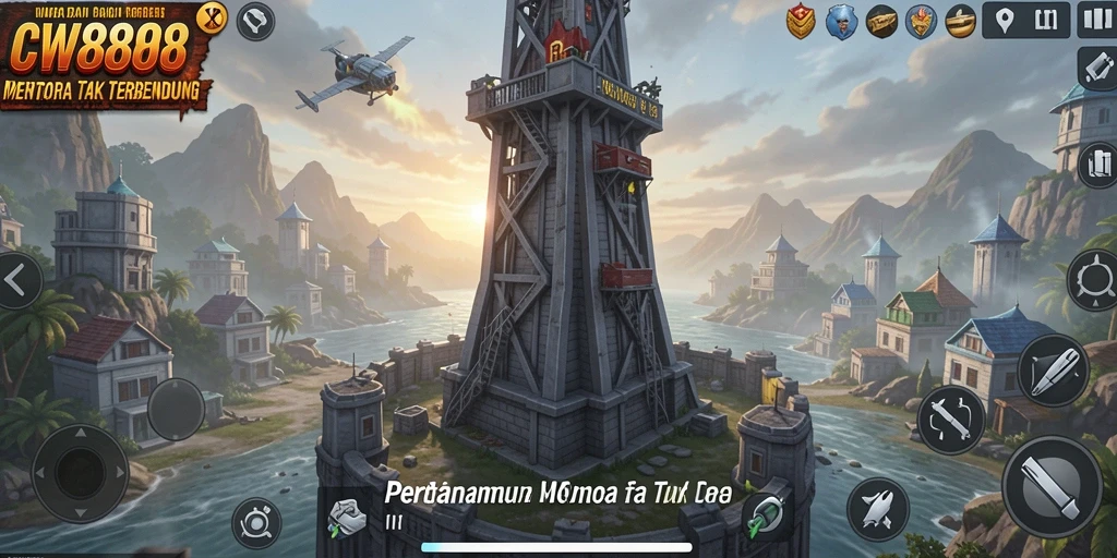 Gameplay menara pertahanan yang menegangkan dan menantang.