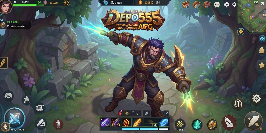 Tampilan gameplay seru di DEPO555 dengan aksi petualangan epik.