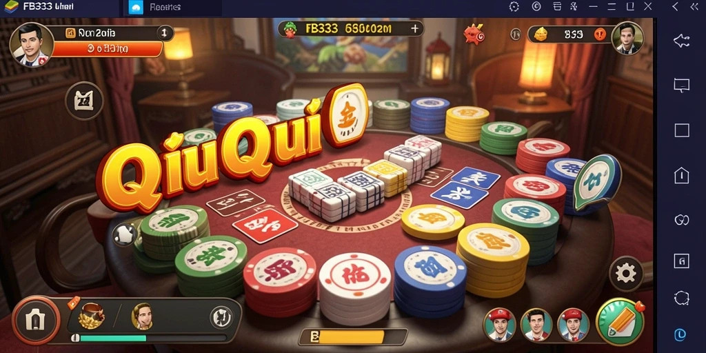 Tampilan gameplay QiuQiu yang menarik dan interaktif.