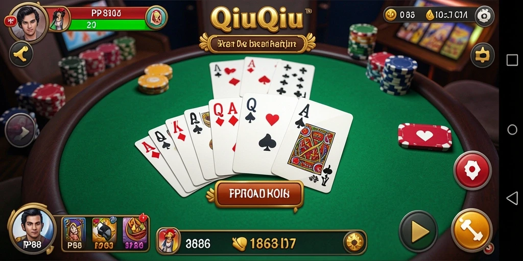Gameplay seru dari game QiuQiu PP88 yang penuh strategi.