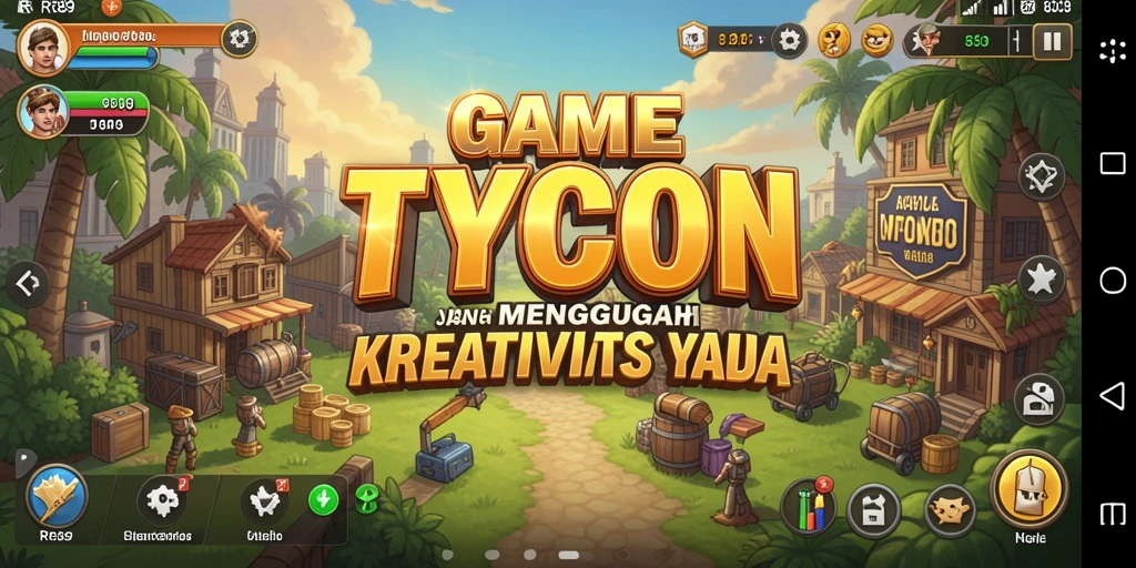 Screenshot utama RR89 menampilkan gameplay Tycoon yang dinamis dan menarik.