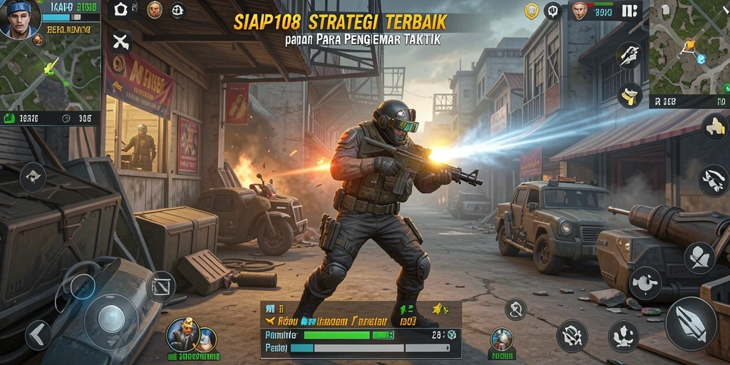 Screenshot gameplay menunjukkan pengalaman strategi mendalam dari SIAP108.
