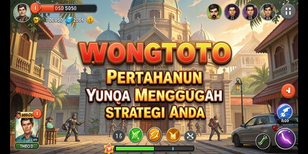 Screenshot gameplay WONGTOTO sebagai Tower Defense yang menegangkan.